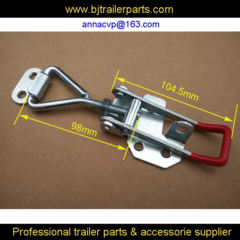 LARGE OVERCENTRE LATCH Trailer Toggle Fastener Lock Zinc Plated