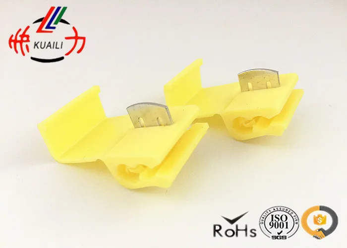 

100pcs Scotch Lock Yellow Quick Splice Connector Terminal AWG 12-10
