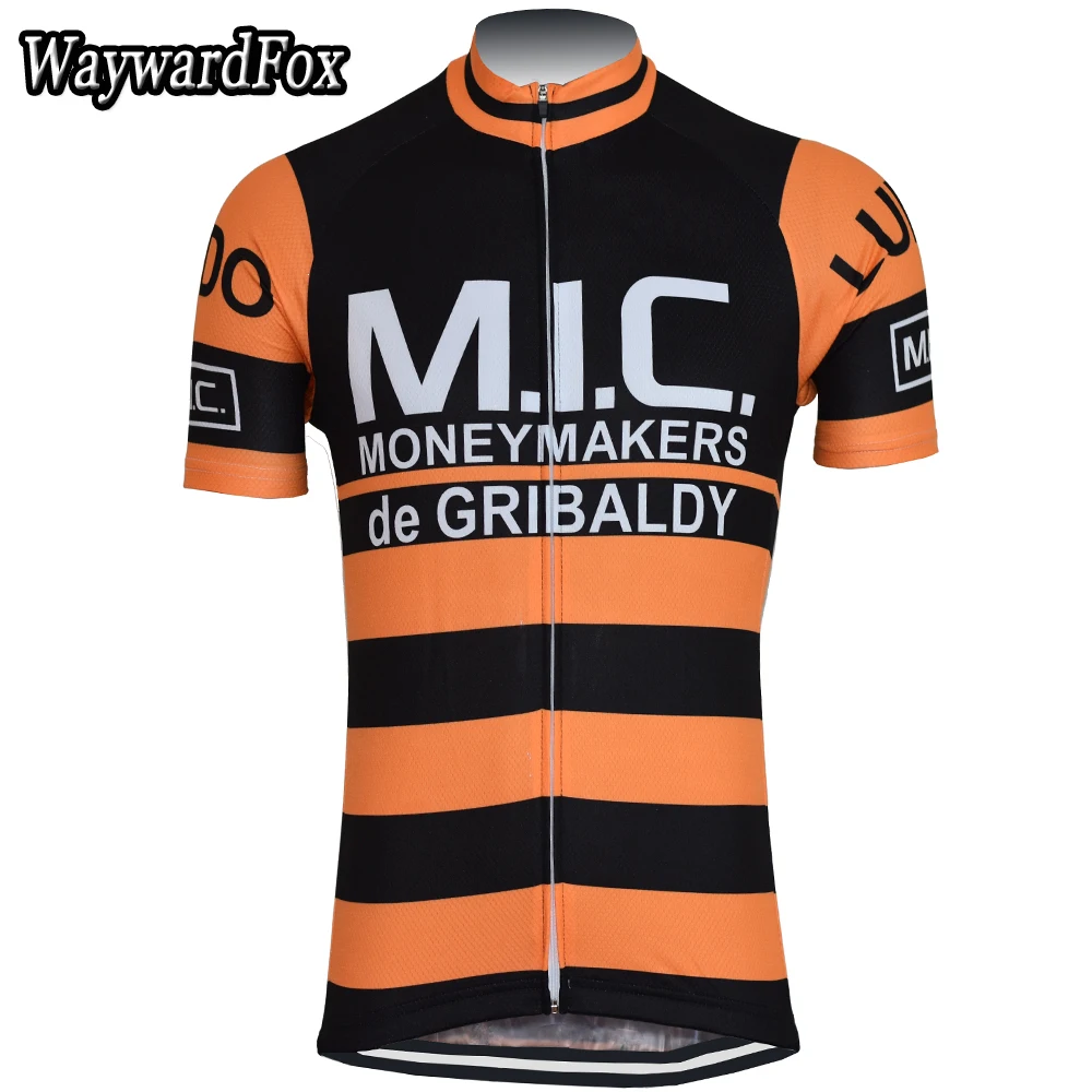 2017 summer men Retro classic cycling jersey Short sleeve Breathable