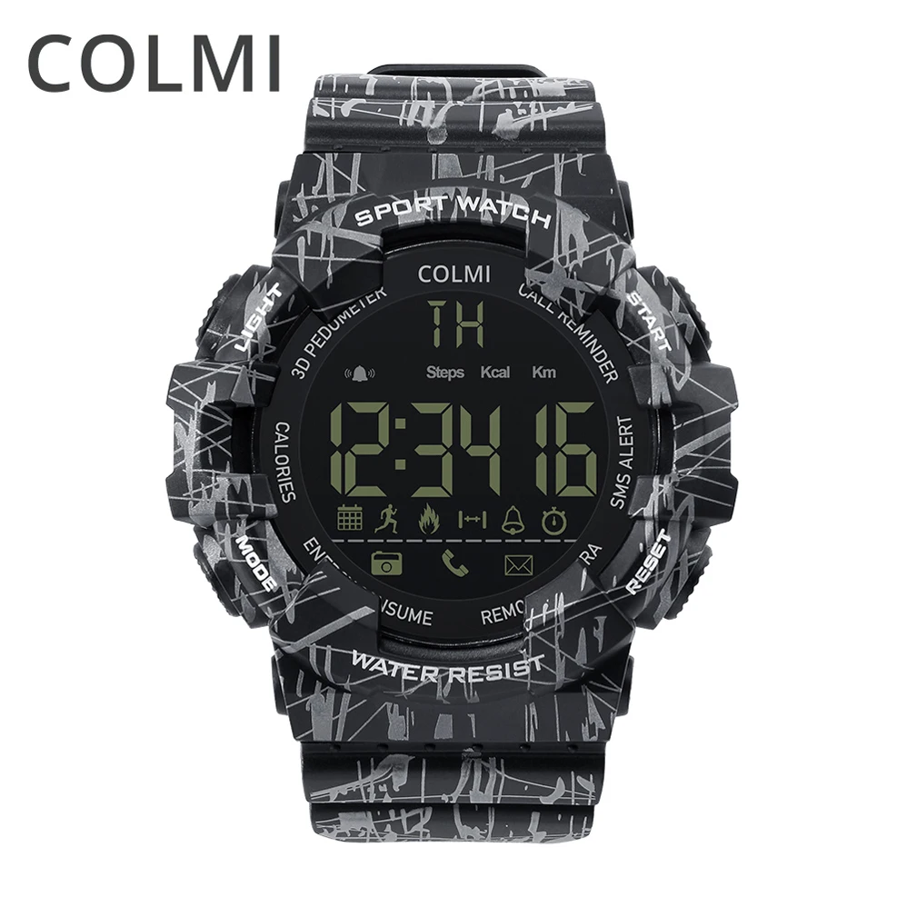 COLMI EX16C Wrist Smart Watch 5ATM Waterproof Passometer Message Reminder Ultra long Standby Outdoor Swimming Sport