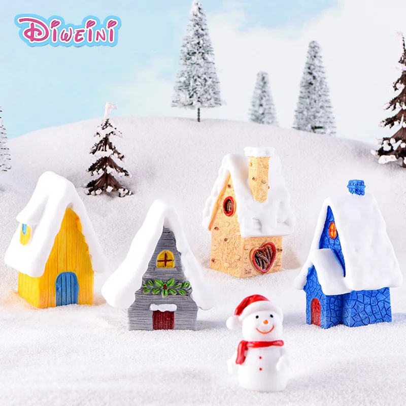 1 шт. миниатюрные 3d-фигурки в виде снежного домика | Игрушки и хобби