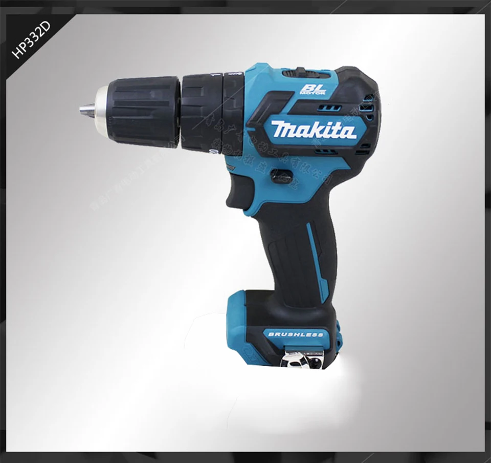 Япония Makita HP332/331D зарядка Ударная дрель бесщеточная литиевая дрель электрическая отвертка 6750-22, 500ipm 450-1500 об/мин 30/14