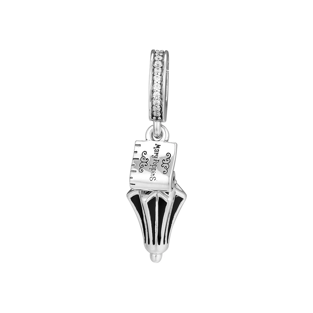 Серебро 925 ювелирные изделия Mary Poppins Зонтик Красивая подвеска подходит браслет ожерелье бисер для изготовления ювелирных изделий kralen perles boncuk