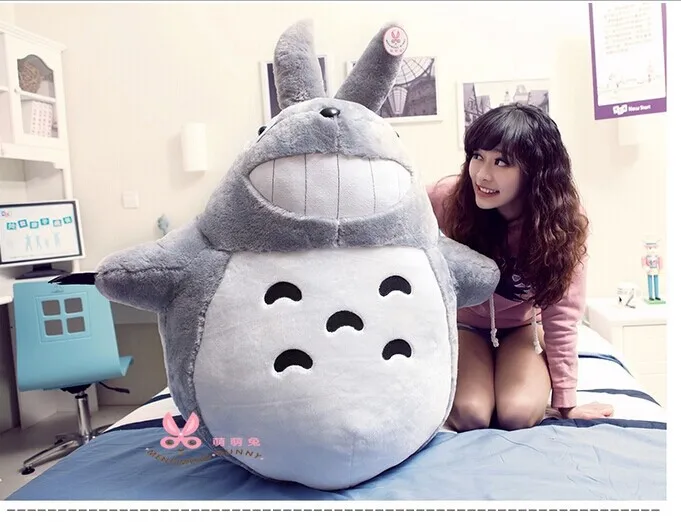 

125cm Hayao Miyazaki Totoro plush toy anime doll,toy gift w2188