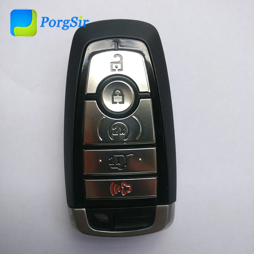 

Genuine 902 MHZ 5 Button Smart Proximity Keyless Go Remote Control Key With Hitag Pro ID 49 Chip For Ford Fusion F150 2015+