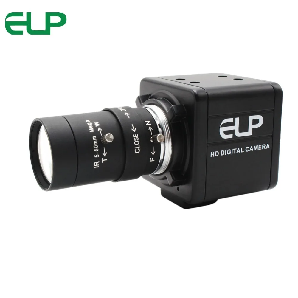 

ELP 1.3MP CCTV security camera 5-50mm varifocal lens 1/3 CMOS Aptina AR0130 Machine Vision digital MJPEG USB camera