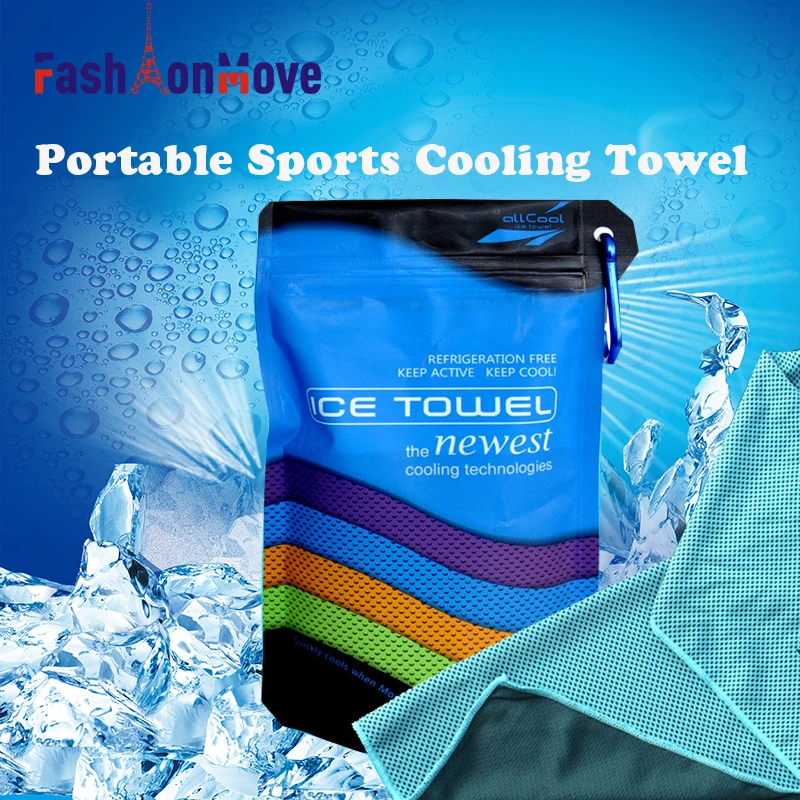 FashionMove Sport Ice Towel Enduring Instant Cooling Face Towel Heat