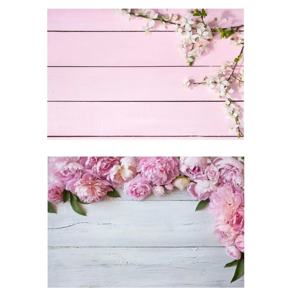 HUAYI 83x55 см двухсторонняя деревянная доска фон для фотосъемки фотосессии