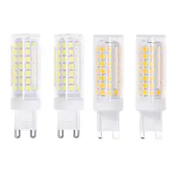 2 шт. G9/E12 88leds SMD2835 6 Вт AC85-265V 85Ra кукурузы Лампочки без мерцания Лампы для мотоциклов для витрины шкаф автомобилей потолок Освещение Криста