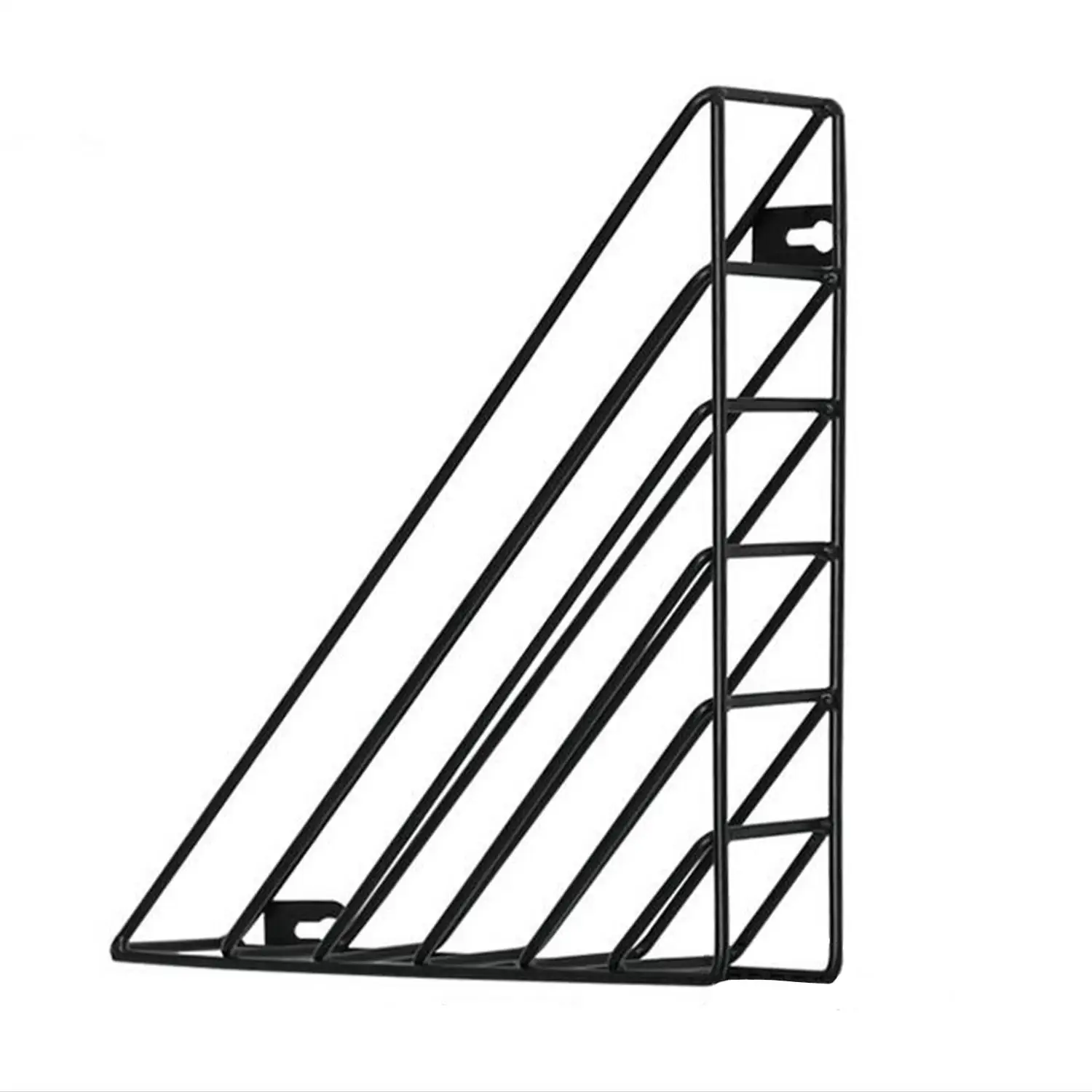 Hot Simple wrought iron wall hanging bookshelf picture book storage