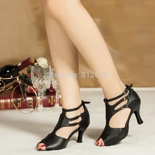 Женская обувь из натуральной кожи; коллекция года; женская обувь для латиноамериканских танцев; Современная обувь на высоком квадратном каблуке; обувь дружбы;