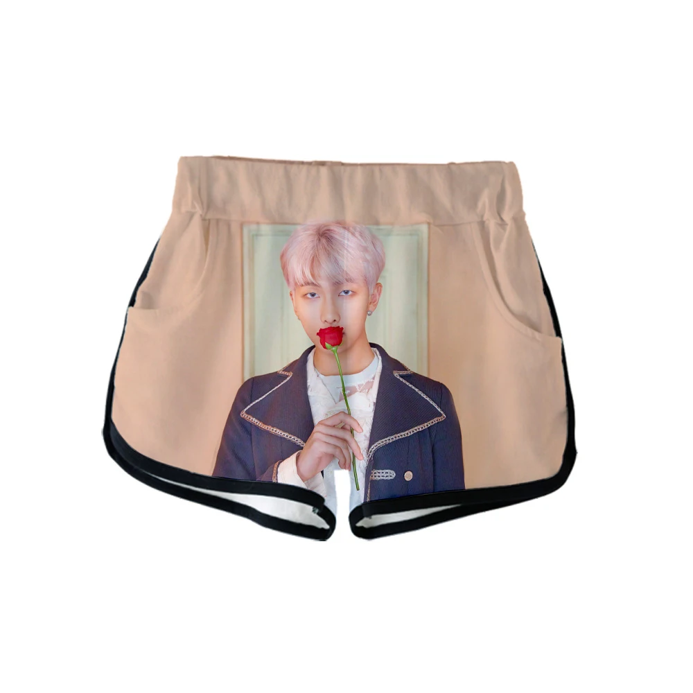 

BF 2019 New Album Kpop MAP OF THE SOUL:PERSONA 3D Women Clothes Casual Harajuku Cute girl Hot Sale Sexy Shorts Plus Size