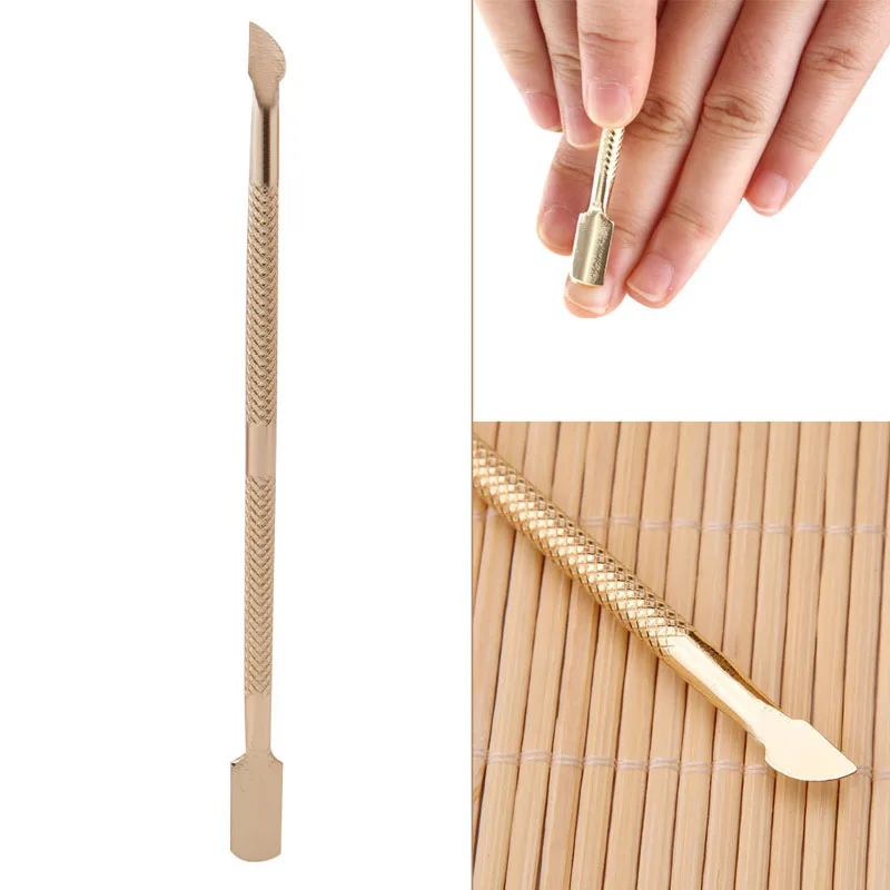 1Pc Stainless Steel Cuticle Pusher Trimmer Remover Pedicure Nail Art