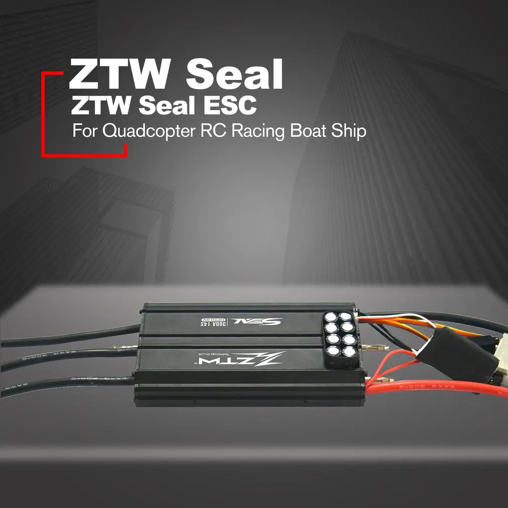 

ZTW Seal 300A OPTO HV Brushless ESC Electronic Speed Controller for Remote Control RC Racing Boat Ship Spare Parts