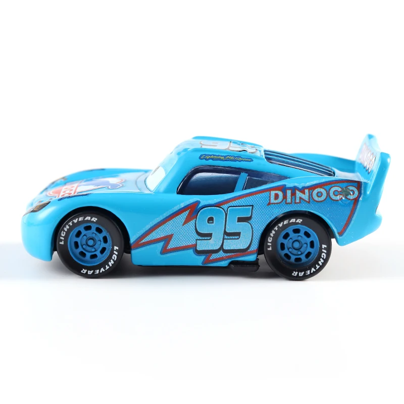 Машинки Disney Pixar машинки No.95 Dinoco McQueen металлическая литая игрушечная машинка 1:55