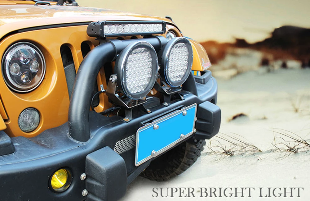 Xuanba 9 дюймов 225 Вт внедорожный светодиодный рабочий светильник для вождения для 12 В 24 в грузовых прицепов Atv 4WD 4x4 внедорожных грузовых автомобилей внешние огни