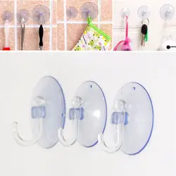 Прозрачный бесшовный клейкий крючок Водонепроницаемый Кухня Ванная комната крепко прилипающий настенный крючок вешалка