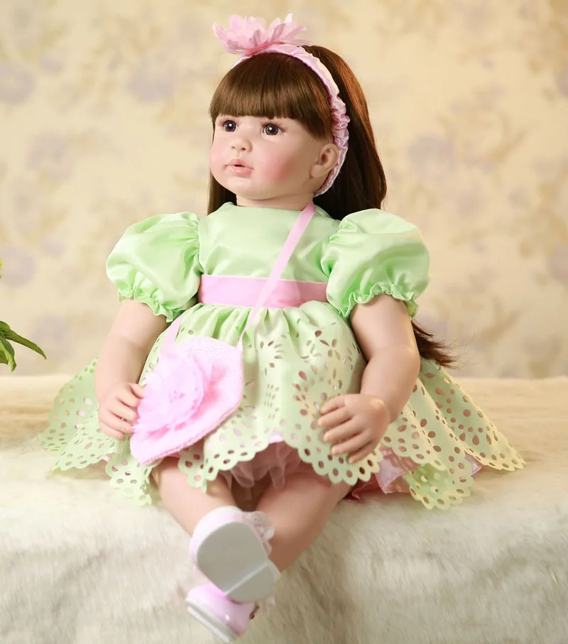 60cm Silicone Reborn Baby Doll Toys Vinyl