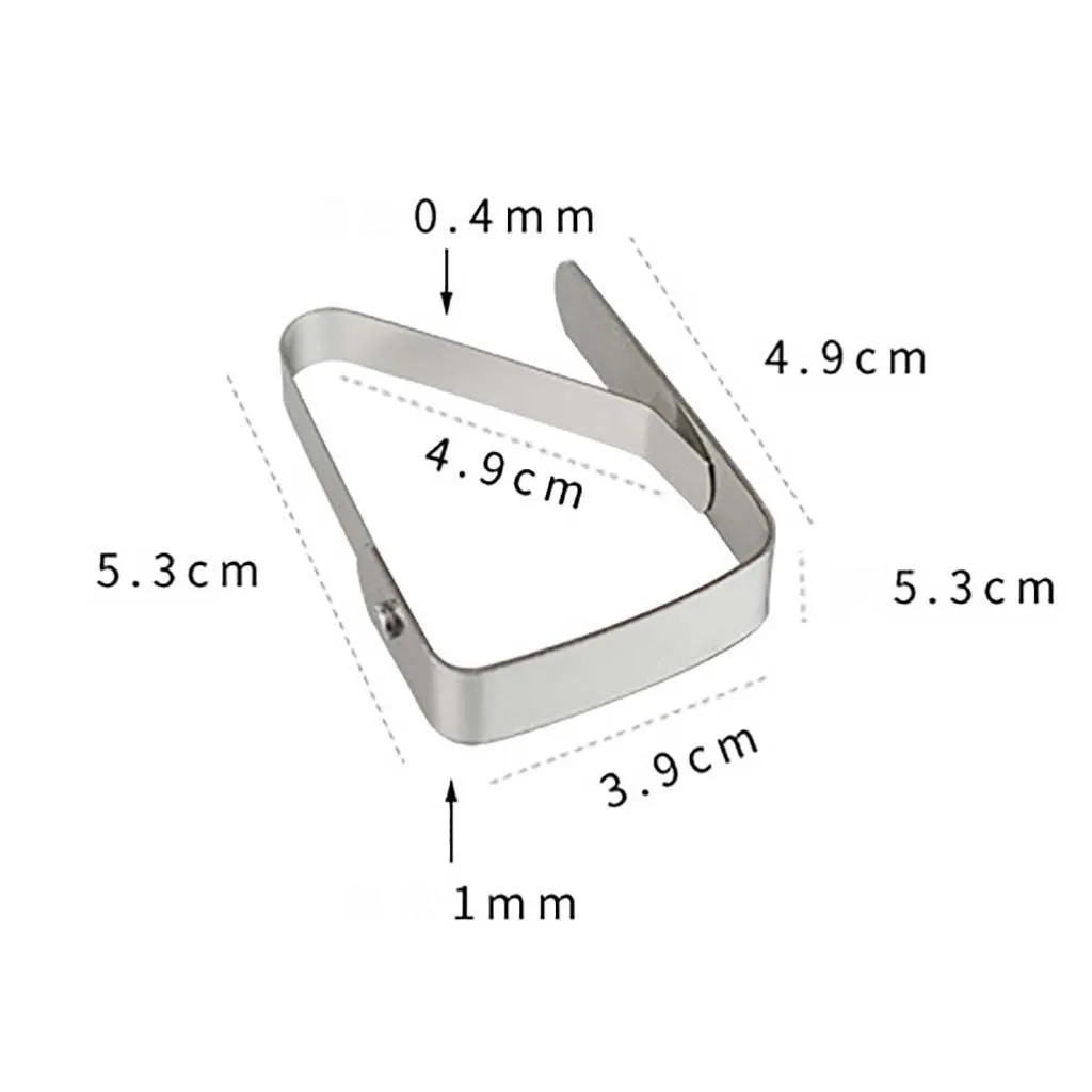 Скатерти для стола из нержавеющей стали, держатель зажимов, вечерние зажимы, крепление для скатерти из нержавеющей стали, крепление для