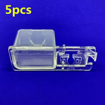 

5pcs Car Rear View Camera Bracket License Plate Lights Housing Mount For Ford Edge 2011 2012 2013 2014