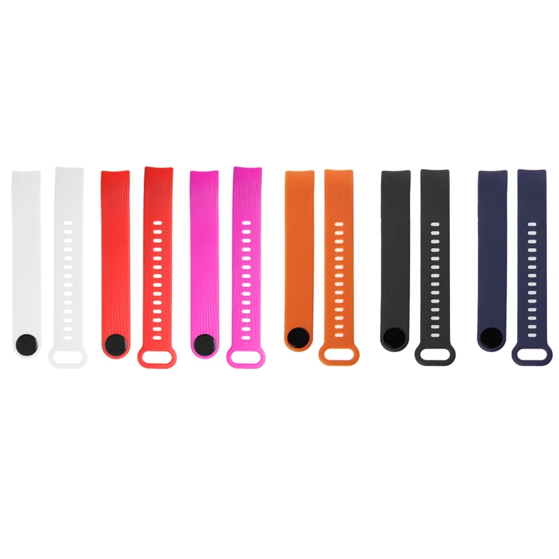 Ремешок силиконовый для Huawei Honor Band 3 сменный черный Регулируемый универсальный