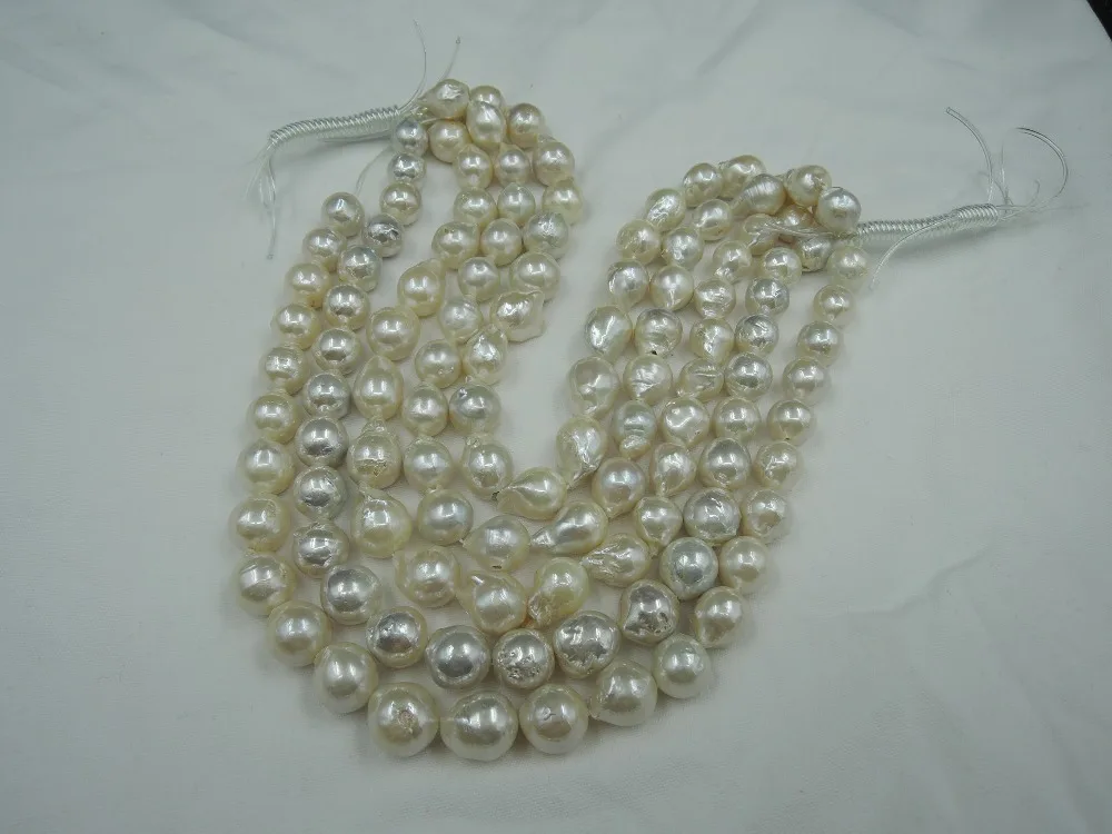 

100% nature freshwater loose pearl with baroque shape