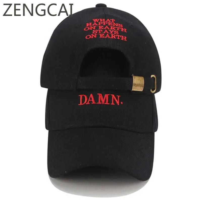 Kendrick Lamar DAMN бейсболка для дальнобойщика хип-хоп папа головные уборы мужчин и