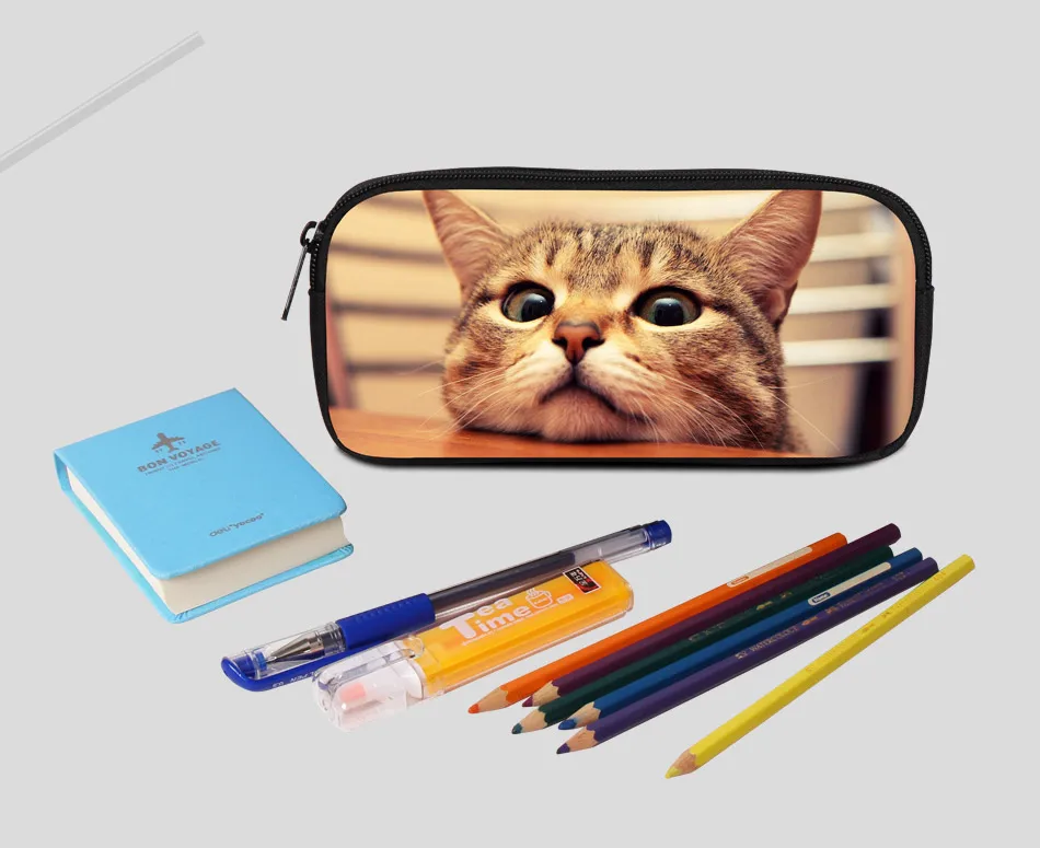 Dispalang дизайн стиль рюкзак с карандашом сумка для девочек школьный милый рисунок лисы дамы ранец и ручка чехол подарок