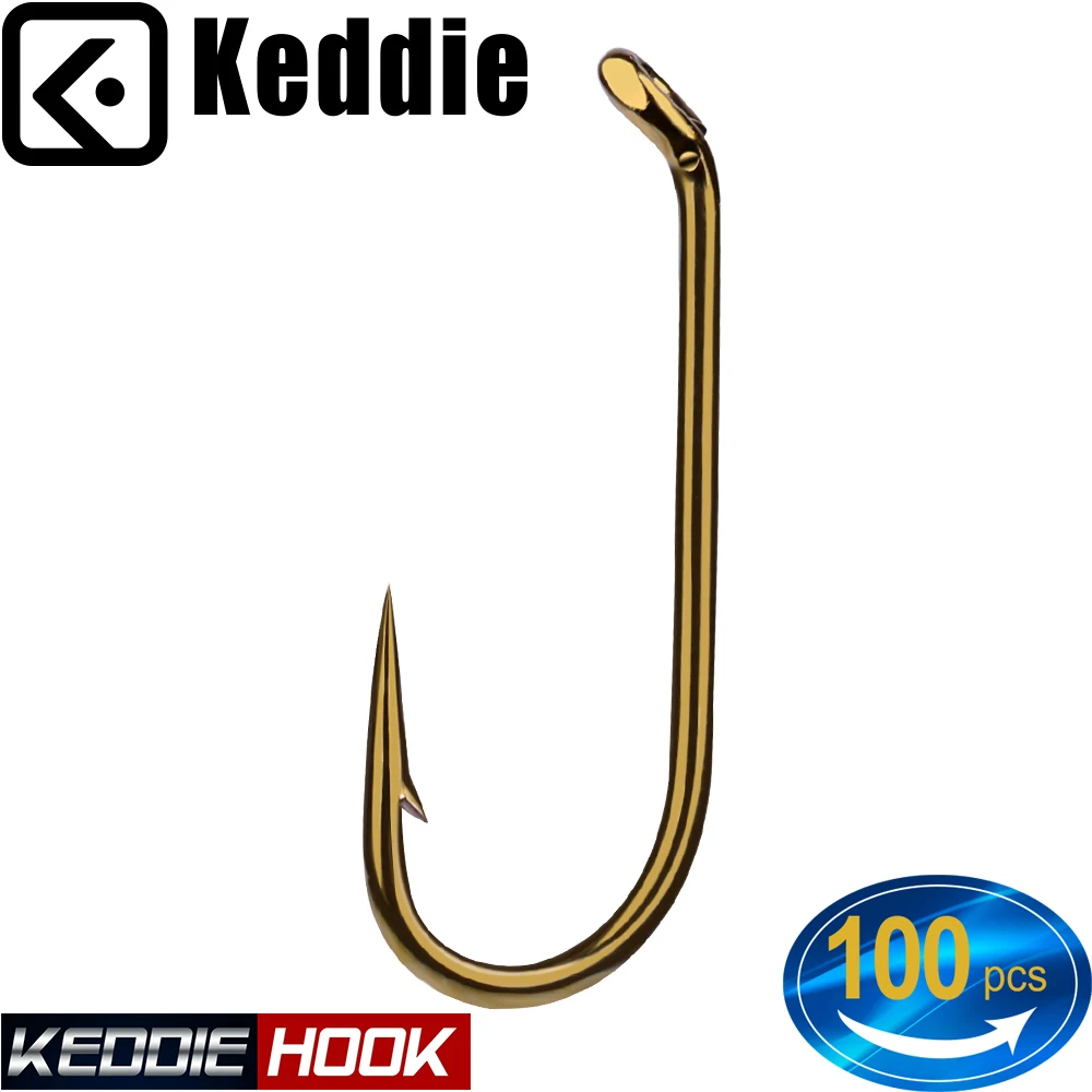 

200pcs/lot Fly Fishing Hook with Size 8#/12#/14#/16# Fishhook Gold Color Fly Hooks Fishing Trout Salmon Dry Flies Fish Hooks