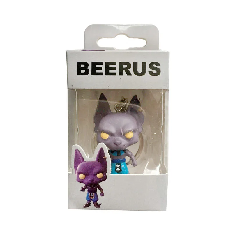 FUNKO POP Dragon Ball Веджета супер сайян Goku Gotenks Beerus брелок игрушки фигурка Коллекция Модель игрушки Рождественский подарок