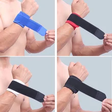 1 шт. регулируемый спортивный браслет бандаж для запястья поддержка браслета защита для запястья безопасность спорт защита запястья фиксатор запястья