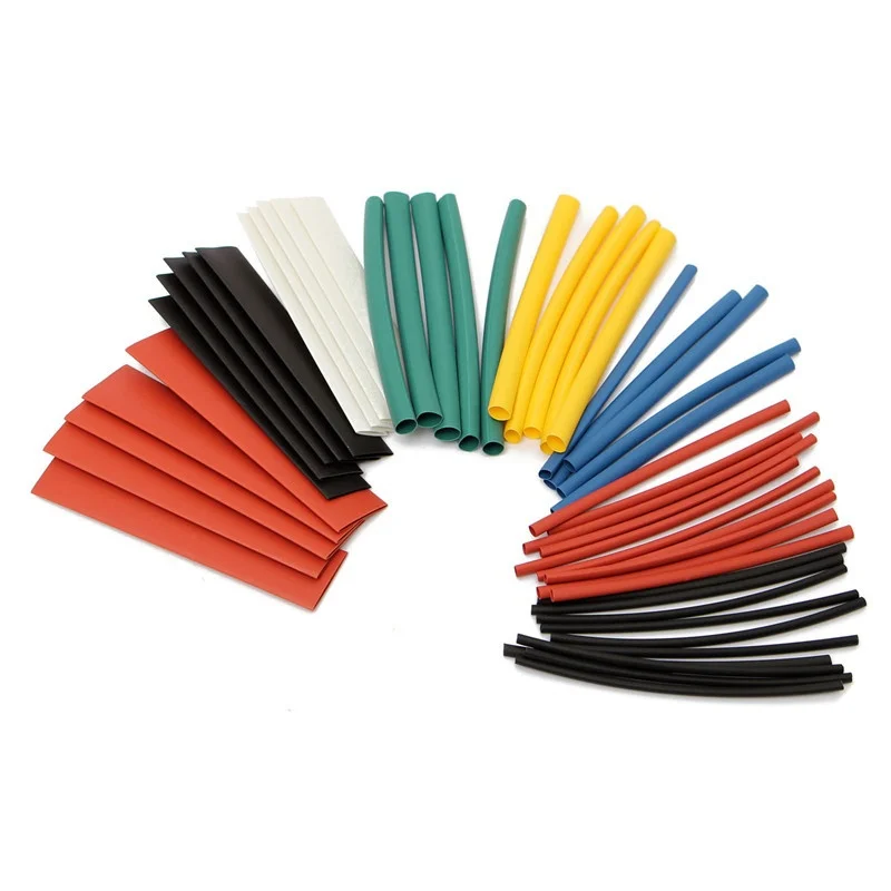 50 PCS Colorful Assorted Heat Shrink Tube 8 Sizes Tubing Wrap Sleeve
