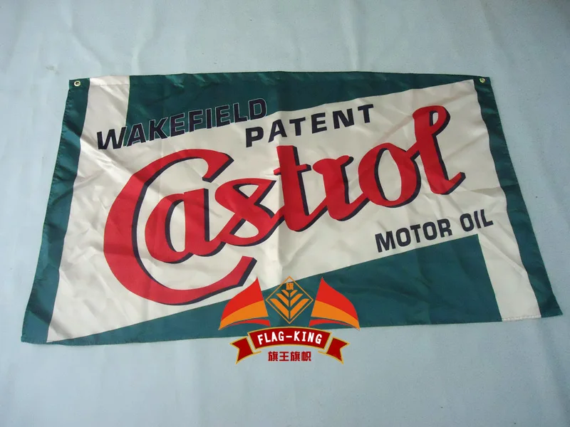 Для castrol wakefield car racing blue 90*150 см полиэстер Гоночный флаг|racing banners|car bannerbanner |