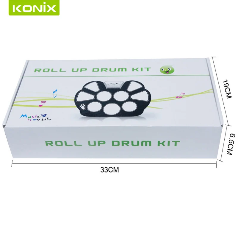 Высокого качества W758 комплект Roll Up Drum с динамиком и зарядное устройство