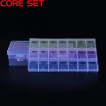 Ящик для инструментов Электронный пластиковый ящик для инструментов порошкообразная спиртовая шкатулка SMD SMT компоненты винтовой компонент коробка для хранения