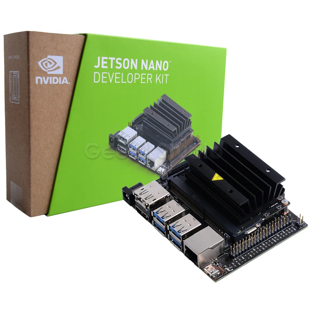 NVIDIA Jetson Nano Developer Kit GPU 128 core Maxwell ЦП ARM A57 64 bit 4 Гб для искусственного интеллекта