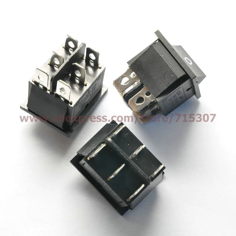 KCD4-202 black on-off 6pins 16A 250V(2)