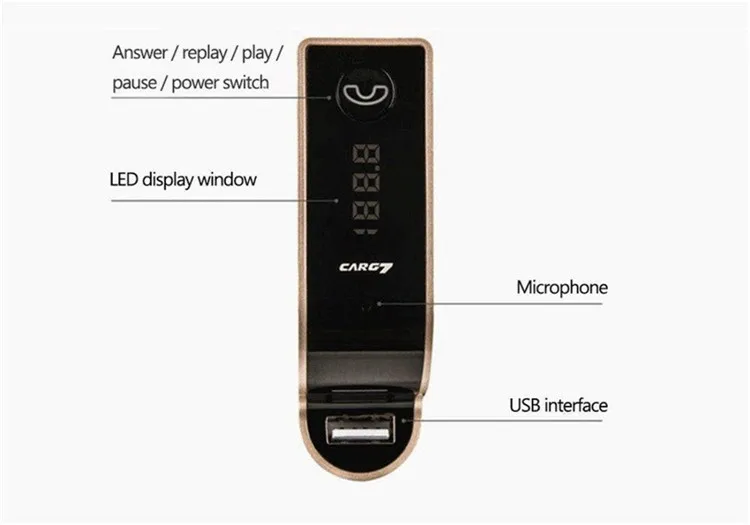 4 в 1 FM передатчик Hands Free Комплект беспроводной связи bluetooth для автомобиля MP3 плейер AUX модулятор USB ЖК-дисплей 12V автомобильные аксессуары FM