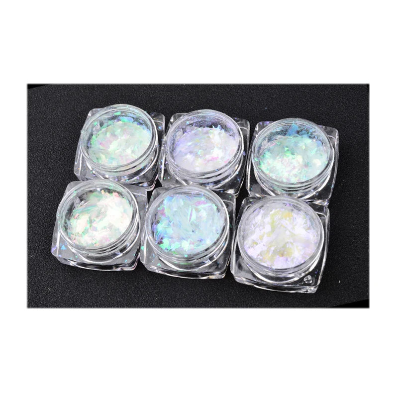 1-Box-Transparent-Gro-en-Flocken-Chameleon-Nail-art-Glitter-Pulver-Pailletten-Magie-Unregelm-ige-Fein (2)