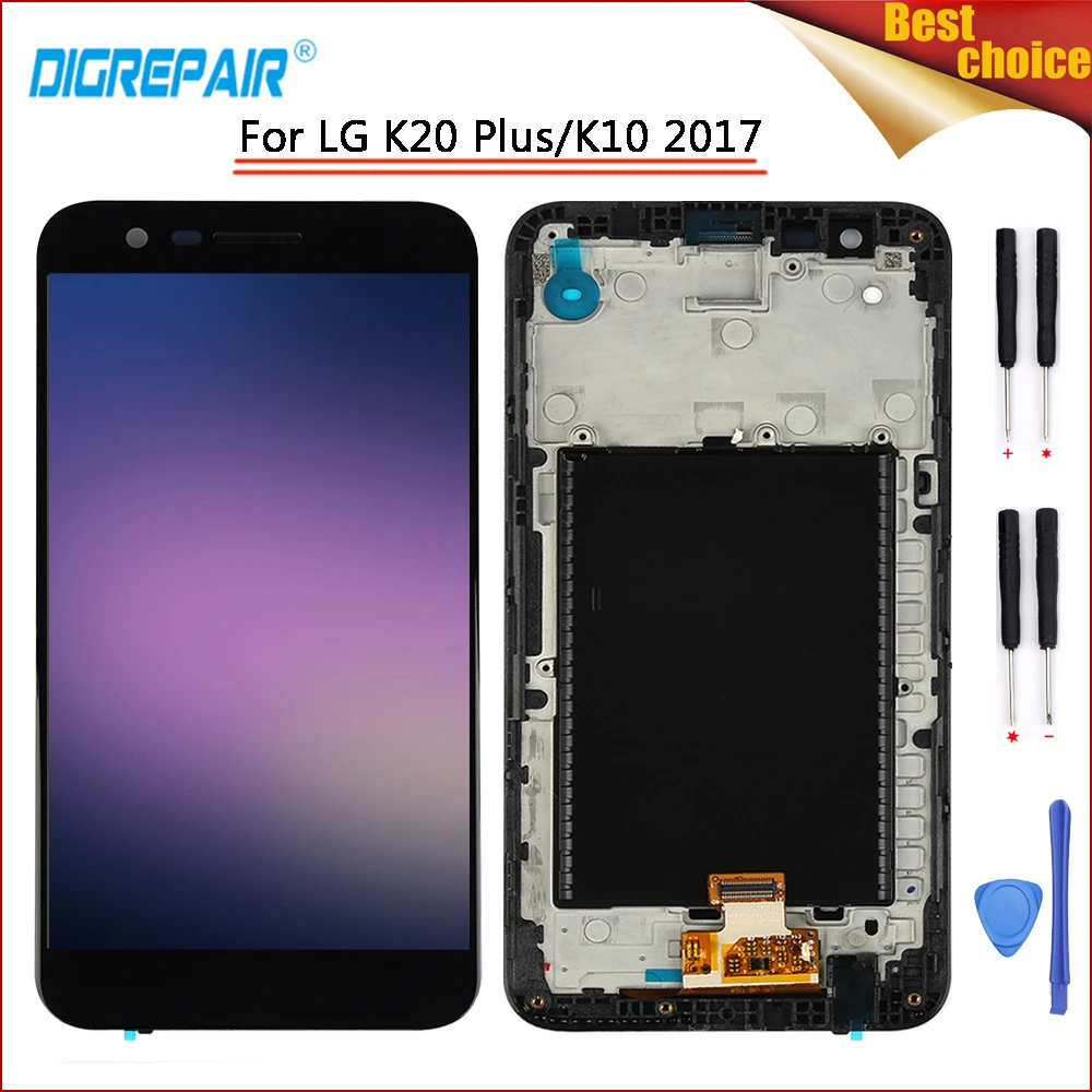 For lg k10 lcd Black For LG K10 2017 LCD M250 M250N M250E M250DS LCD
