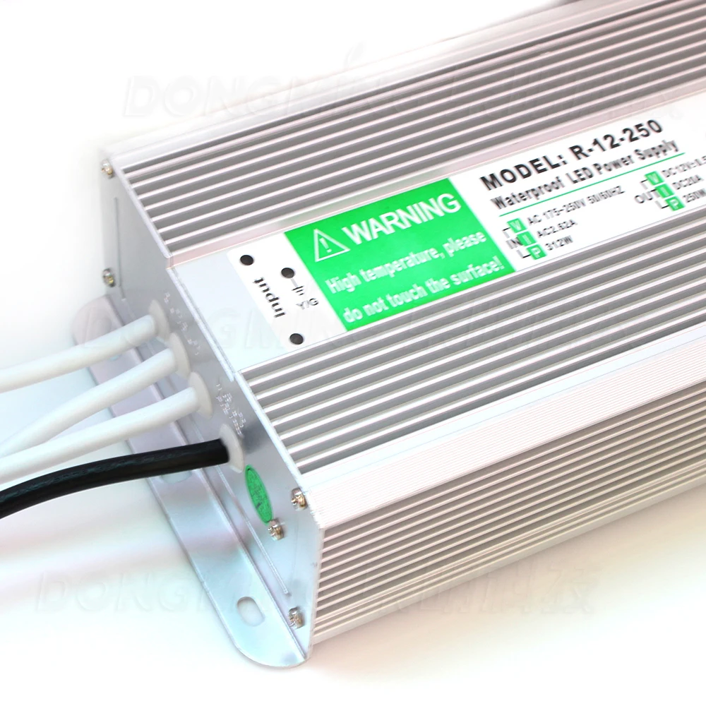 12V 250W LED driver Power Supply 20A Switching power supply outdoor using ip67 waterproof  lighting transformer power adapter