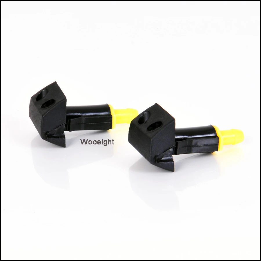 42Pcs Black Plastic Car Front Windshield Washer Wiper Water Spray Nozzle Fit For Nissan TIIDA SYLPHY51 (2)