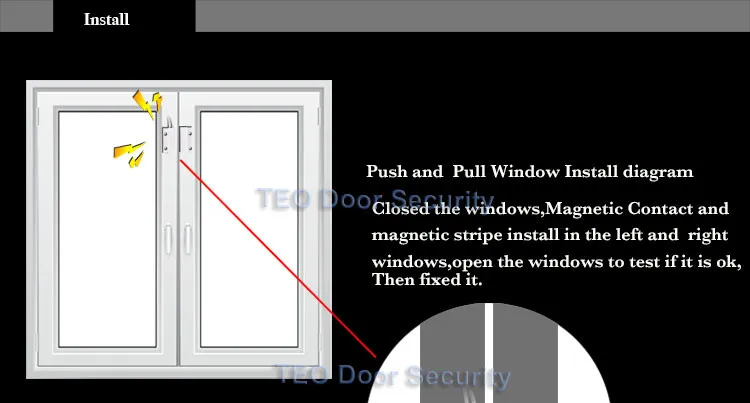 Wired Window Magnetic Contact Sensor Detector Switch for GSM Home Alarm Security Plastic Reed Contact Sensor for Alarm wifi alarm keypad