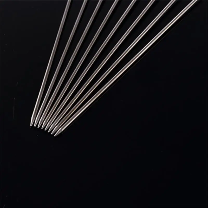 Stainless steel Barbecue Skewer BBQ Kebab Stick Grill Needle Wood Handle Christmas BBQ Party Needles Tool Set 43cm 16inch