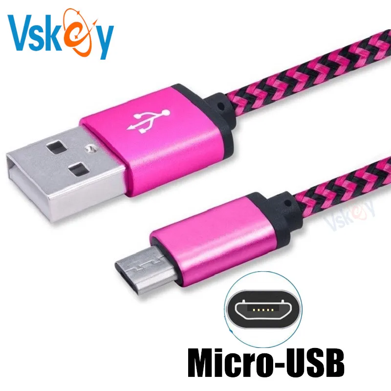 VSKEY кабель Micro USB 1 м 3 фута для Xiaomi Redmi Note 6 Pro 5A 6A 4A 4X Play GO 5 Plus кабели быстрой зарядки и