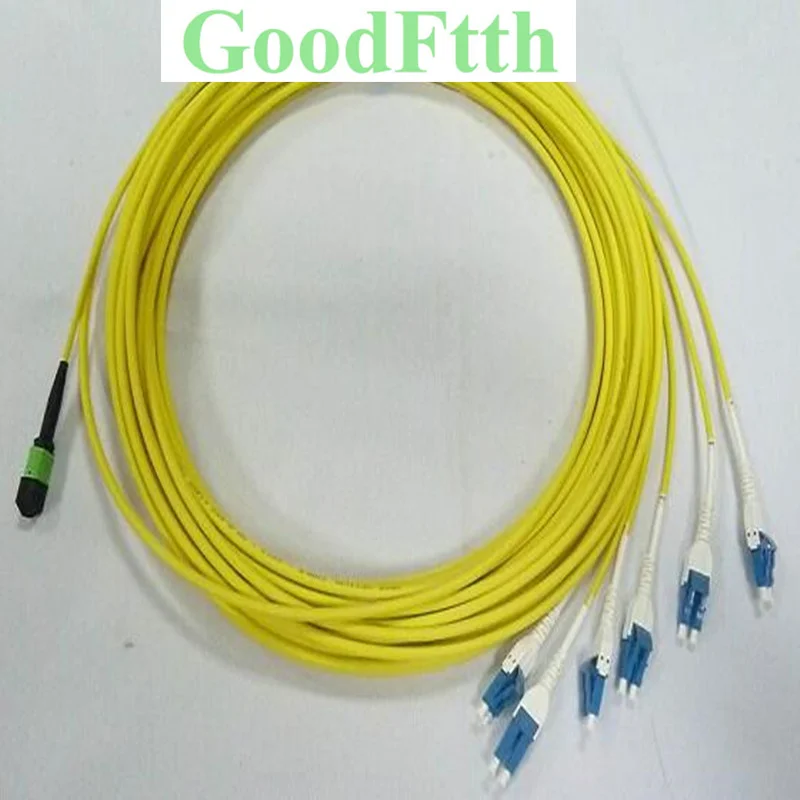 Harness Cable Assembly Patch Cord Female MPO-6LC DX Uniboot SM 12 cores 3mm GoodFtth 1m 2m 3m 4m 5m 6m 7m 8m 10m 15m 2pcs/Lot