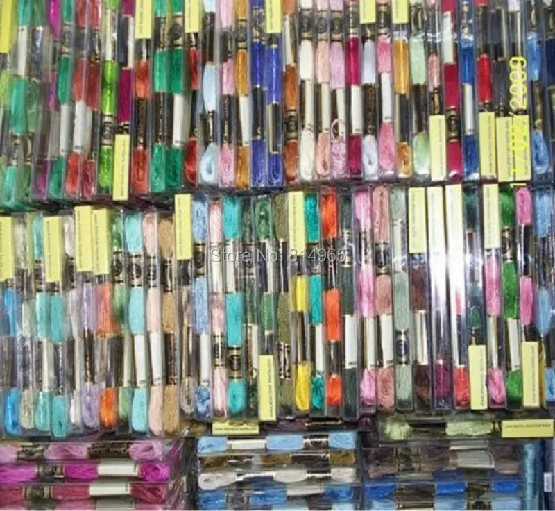 Factory Wholesale Cross Stitch Floss Thread / Choose Your Need Colors