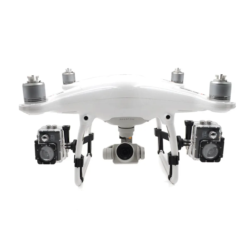 Для DJI Phantom 4 Pro+ Дрон комплект боковой Расширенный кронштейн светодиодный светильник крепление для DJI Phantom 4 Pro Adv камера держатель для Gopro