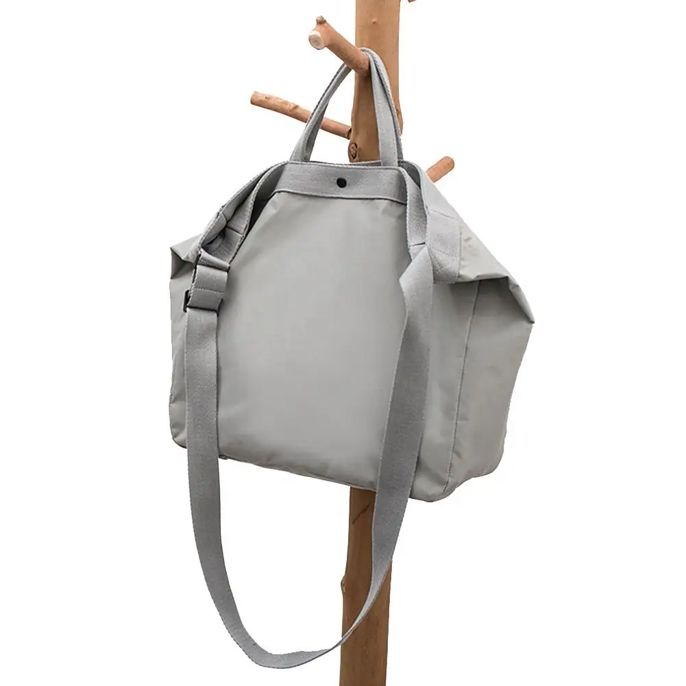 Модная вместительная Водонепроницаемая женская сумка, дорожная Складная спортивная сумка для мужчин, легкая дорожная сумка для багажа, сумки на плечо - Цвет: Gray