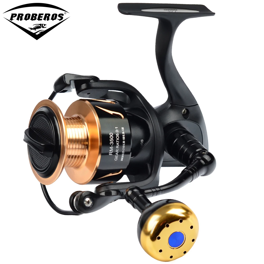 

1PC Full Metal Fishing Reel 13BB Ball Bearings RM2000-3500 Ocean Boat Type Fishing Spinning Reel 5.0:1 RM2000